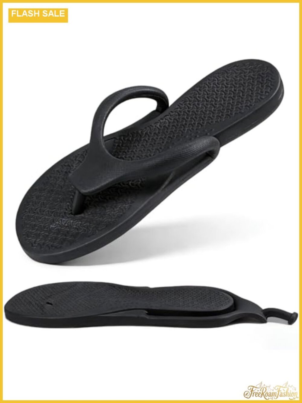 EVA Flip Flops Waterproof Non-Slip Shower Travel Slippers Foldable